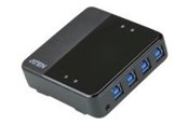 USB hub - ATEN USB 4-port USB 3.0 Peripheral Sharing Device USB hub - 4 - Szary - US434-AT
