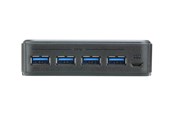 USB hub - ATEN US234 - 2 x 4 USB 3.2 Gen1 Peripheral Sharing Switch USB hub - 4 - Szary - US234