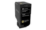 Tusz, toner i materiał eksploatacyjny - Lexmark Toner yellow  7K CS720 - 74C0S40