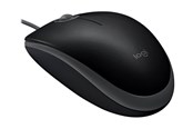 Myszka - Logitech B110 Silent - mouse - Black - USB - Myszy - Optyczny - 3 - Czarny - 910-005508