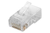 Akcesoria sieciowe - Pro RJ45 plug CAT 5e UTP unshielded - for round cable - 4040849725005