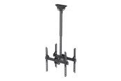 Uchwyty ścienne, uchwyty AV i meble AV - Neomounts NM-C440DBLACK Dual monitor/TV mount ceiling 32-60" - h 56-91 cm - Max 50 kg - recommended for 60" - NM-C440DBLACK