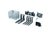 Samochody i pojazdy - Bruder Accessories: Box-type pallet winch and forks f.frontloader - BR2318