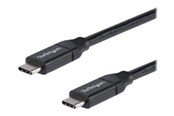 Kabel USB - StarTech.com 2m 6ft USB C to USB C Cable - 5A PD - USB 2.0 USB-IF Certified - USB-C cable - 2 m - USB2C5C2M