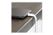 Kabel wyświetlacza - StarTech.com 3.3 ft 1m USB to Lightning Cable - Apple MFi Certified - White - Lightning cable - Lightning / USB - 1 m - RUSBLTMM1M