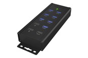 USB hub - ICY BOX 7-Port - USB 3.0 USB hub - 7 - USB 3.2 - Czarny - IB-HUB1703-QC3