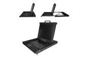 Monitor - 17" StarTech.com Rackmount KVM Console - Single-Port with 17" LCD Monitor - KVM console - 17" - RKCONS1701