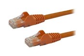 Kabel sieciowy - StarTech.com 0.5m Orange Cat6 / Cat 6 Snagless Ethernet Patch Cable 0.5 m - network cable - 50 cm - orange - Pomarańczowy - 0.5m - N6PATC50CMOR