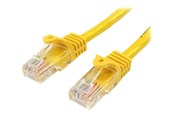 Kabel sieciowy - StarTech.com 5m Yellow Cat5e / Cat 5 Snagless Ethernet Patch Cable 5 m - network cable - 5 m - yellow - Żółty - 5m - 45PAT5MYL