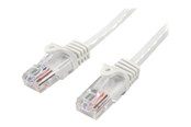 Kabel sieciowy - StarTech.com 7m White Cat5e / Cat 5 Snagless Ethernet Patch Cable 7 m - patch cable - 7 m - white - Biały - 7m - 45PAT7MWH