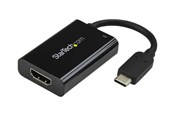 Kabel wyświetlacza - StarTech.com USB-C to 4K HDMI Adapter - 60 Watt USB Power Delivery - Black - external video adapter - black - CDP2HDUCP