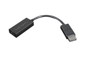 Kabel wyswietlacza - Lenovo video / audio adaptor - DisplayPort / HDMI - 22.5 cm - 4X90R61023