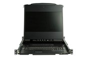 Przełącznik KVM - StarTech.com 17" Dual Rail Rackmount KVM Console with 1080p - DVI & VGA - KVM console - Full HD (1080p) - 17.3" - RKCOND17HD