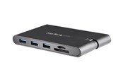 Stacja dokująca - StarTech.com USB-C Multiport Adapter w/ HDMI and VGA - 3x USB 3.0 - SD - PD - external video adapter - black - DKT30CHVSCPD