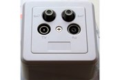 Kabel antenowy, zlacze - Triax Wall Outlet - FM/TV/SAT-Twin - Terminated - 308344