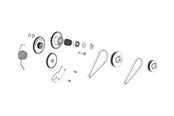 Akcesoria do drukarek - Zebra ZT400 SERIES KIT DRIVE SYSTEM - P1058930-039