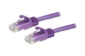 Kabel sieciowy - StarTech.com 5m Purple Cat6 / Cat 6 Snagless Ethernet Patch Cable 5 m - patch cable - 5 m - purple - Fioletowy - 5m - N6PATC5MPL