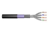 Kabel sieciowy - DIGITUS CAT 7 S-FTP - 100m - Czarny - 100m - DK-1741-VH-1-OD