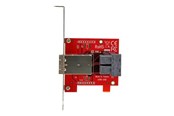 Kabel SAS / SCSI - StarTech.com Mini-SAS Adapter - Dual SFF-8643 to SFF-8644 - 12Gbps - SAS internal to external panel - SFF86448PLT2