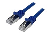 Kabel sieciowy - StarTech.com 5m Blue Cat6 / Cat 6 Shielded (SFTP) Patch Cable 5 m - patch cable - 5 m - blue - Niebieski - 5m - N6SPAT5MBL