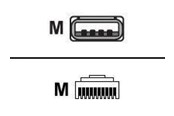 Kable - rózne - Zebra CABLE SHIELD USB SER A CONNECT - CBA-U46-S07ZAR
