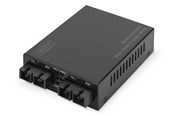 Wzmacniacz i transceiver  - DIGITUS DN-82124 Gigabit Multimode/Singlemode Media Converter SC/SC - DN-82124