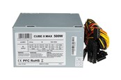 Zasilacz do komputera - iBOX CUBE II Zasilacz do komputera - 500 wat - 120 mm - ATX 2.2 - 80 Plus - ZIC2500W12CMFA