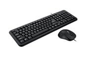 Klawiatura - iBOX OFFICE KIT II - keyboard and mouse set - black - Zestaw klawiatura i mysz - Czarny - IKMOC2005070U