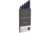 Przybory do pisania i rysowania - Parker Fountain Pen Ink Refill Cartridges | Long | Blue QUINK Ink | 5 Count - S0116240