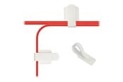 Akcesoria sieciowe - LABEL THE CABLE Cable Holder Wall Straps White (50-Pack) - PRO3120