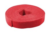 Zarządzanie kablami - LogiLink - Cable Strap Velcro Tape 4m red - KAB0052