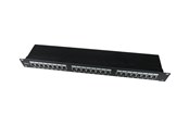 Akcesoria sieciowe - Gembird NPP-C624-002 - patch panel with cable management - 1U - 19" - NPP-C624-002