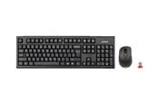 Klawiatura - A4Tech V-Track 7100N PADLESS Wireless Desktop - Zestaw klawiatura i mysz - Angielski - Czarny - A4TKLA41220