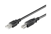 Kabel USB - Pro USB-A <-> USB-B 2.0 - 1.8m - Czarny - SI-77022-S