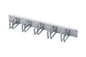 Akcesoria sieciowe - Rittal cable management panel - 1U - 19" - 7257035
