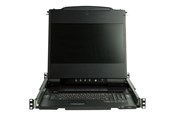 Przełącznik KVM - StarTech.com 17" Dual Rail Rackmount KVM Console with 1080p - DVI & VGA - KVM console - Full HD (1080p) - 17.3" - RKCONS17HD