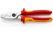 Narzedzia do pracy z napedem elektrycznym - KNIPEX Nożyce do kabli, z podwójnym ostrzem - 4003773026761