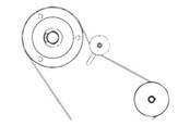 Akcesoria do drukarek - Zebra KIT MAIN DRIVE BELT 220XI4 CPNT - P1006068