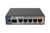 Router - MikroTik hEX S RB760iGS 5x Gigabit Ethernet SFP Dual Core 880MHz CPU 256MB RAM USB microSD RouterOS L4 IPsec hardware encryption support and The Dude server package - Router - RB760iGS