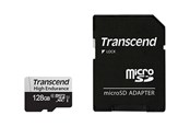 Karta pamieci - Transcend 350V High Endurance MicroSD/SD - 100MB/s - 128GB - TS128GUSD350V