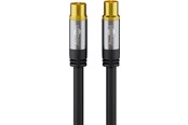 Kabel antenowy, zlacze - Pro Premium Antenna cable (IEC female/male) 135 dB - 1m - 4040849703461