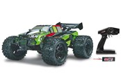 Zdalnie sterowane zabawki - Jamara Akron Monstertruck 1:10 BL 4WD Lipo 2.4G Wheelybar - 053265