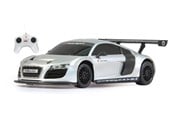 Zdalnie sterowane zabawki - Jamara AUDI R8 LMS 1:24 silver - 404435