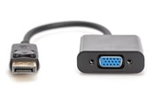 Kabel wyswietlacza - DIGITUS DisplayPort to D-Sub Adapter Cable - 0.15m - AK-340403-001-S