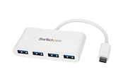 USB hub - StarTech.com USB-C Hub USB hub - 4 - USB 3.2 - Biały - HB30C4ABW