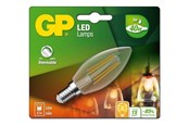 Zarówka LED - GP Żarówka światła LED Candle Filament 5W/827 (40W) Clear Dimmable E14 - 078166-LDCE1