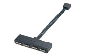 Obudowa komputerowa - akcesoria - Akasa RGB LED splitter - 10 cm - AK-CBLD02-10BK