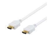 Kabel wyświetlacza - Deltaco Displayport- Skærmkabel - 15m - Hvid - HDMI-1080AD