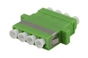 Akcesoria sieciowe - Deltaco Snap-in fiber mating sleeve 4xLC-LC Single mode. - FBP-1068