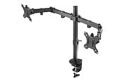 Uchwyt na monitor - Deltaco Dual Monitor Desk Mount for 13"-32" screens - Czarny - GAM-040